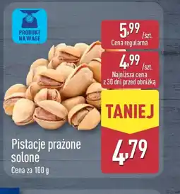 ALDI Pistacje prażone oferta