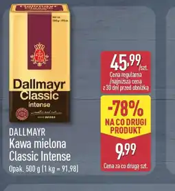 ALDI Dallmayr Kawa mielona Classic Intense oferta