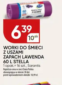 Chata Polska Worki do śmieci z uszami zapach lawenda 60 l stella sarantis oferta