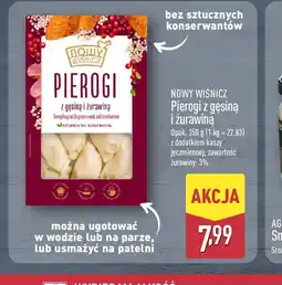 ALDI Pierogi z gęsiną i żurawiną oferta