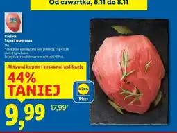 Lidl Szynka wieprzowa Rzeźnik Codzienna Dostawa oferta