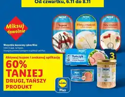 Lidl Tuńczyk żółtopłetwy filety w oliwie z oliwek Nixe oferta