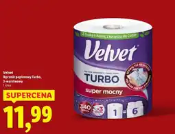 Lidl Ręcznik papierowy Velvet Turbo oferta