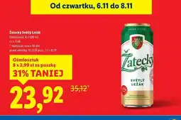 Lidl Piwo Zatecky Svetly Lezak oferta