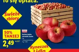 Lidl Jabłka czerwone polskie oferta