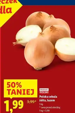 Lidl Cebula żółta polska oferta