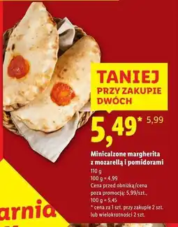 Lidl Minicalzone margherita oferta