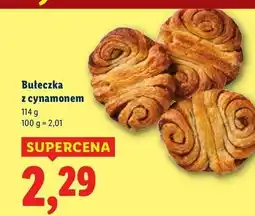 Lidl Bułeczka z cynamonem oferta