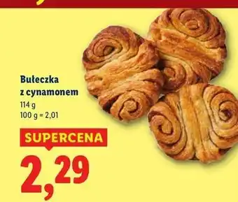 Lidl Bułeczka z cynamonem oferta