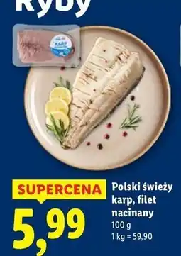 Lidl Karp - filet nacinany oferta