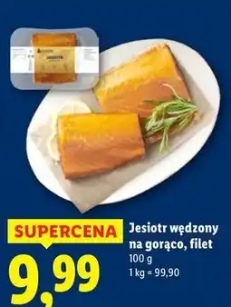Lidl Jesiotr wędzony na gorąco oferta