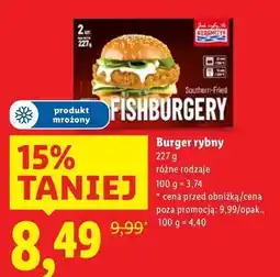 Lidl Fishburger maślany Abramczyk oferta