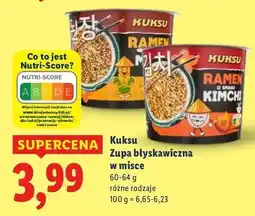 Lidl Zupa kimchi Kuksu oferta