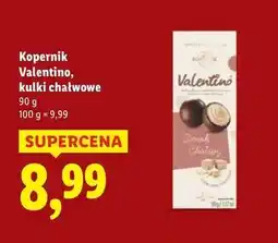 Lidl Chałwa w czekoladzie deserowej Kopernik Valentino oferta