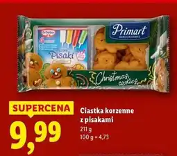 Lidl Pisaki + ciastka korzenne ludziki Dr. Oetker Primart oferta