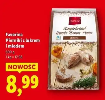 Lidl Pierniki glazurowane Favorina oferta