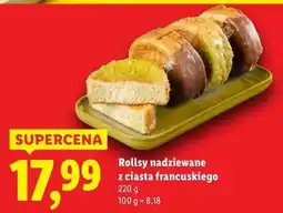 Lidl Rollsy nadziewane z ciasta francuskiego oferta