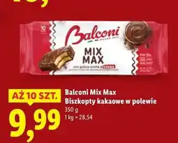 Lidl Biszkopty mix max z kremem i polewą kakaową Balconi oferta