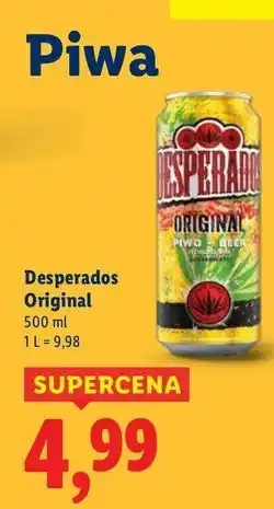 Lidl Piwo Desperados oferta