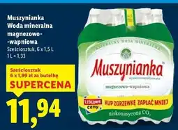 Lidl Woda lekko gazowana Muszynianka oferta