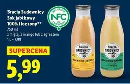 Lidl Sok tłoczone jabłko z agrestem Bracia Sadownicy oferta