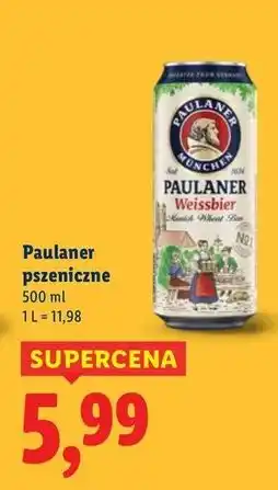 Lidl Piwo Paulaner Weissbier oferta