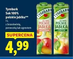 Lidl Sok 100% polskie jabłka z porzeczką Tymbark oferta