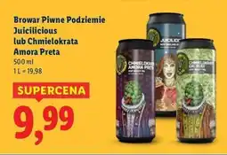 Lidl Piwo juicilicious Piwne Podziemie oferta