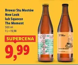 Lidl Piwo squeeze the moment Browar Stu Mostów oferta