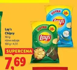 Lidl Chipsy zielona cebulka Lay's oferta