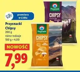 Lidl Chipsy kurki w śmietanie Przysnacki oferta