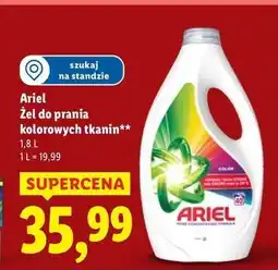 Lidl Płyn do prania extra color Ariel oferta