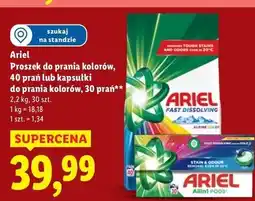 Lidl Kapsułki do prania extra stain removal Ariel All In 1 oferta