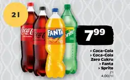Netto Coca-Cola, Coca-Cola Zero, Fanta, Sprite oferta