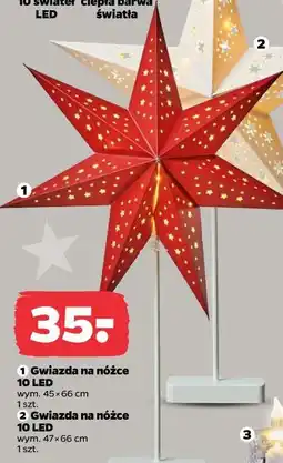 Netto Gwiazda na nóżce 10 LED oferta
