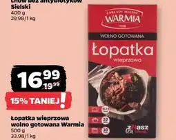 Netto Łopatka wieprzowa wolno gotowana Warmia oferta