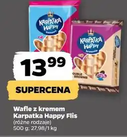 Netto Wafle z kremem Karpatka Happy Flis oferta