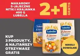 Netto Makarony 5-jajeczne Nitki i krajanka 400 g Lubella oferta