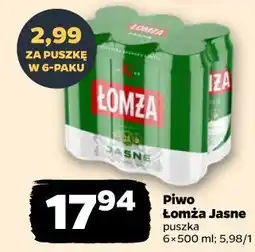 Netto Piwo Łomża Jasne oferta