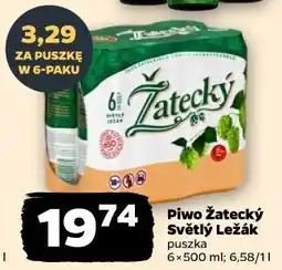 Netto Piwo Zatecky Svetly Lezak oferta