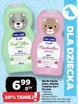 Netto Żel do mycia ciała, włosów i twarzy 3 w 1 On Line oferta