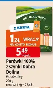 E.Leclerc Parówki 100 % z szynki Dolina Dobra oferta