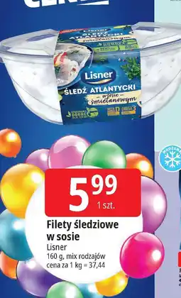 E.Leclerc Śledź atlantycki w sosie śmietanowym Lisner oferta
