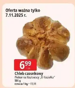 E.Leclerc Chlebek czosnkowy Piekarnia U Koziołka! oferta