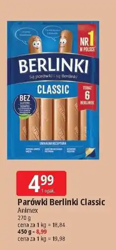 E.Leclerc Parówki classic Morliny Berlinki oferta