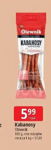 E.Leclerc Kabanosy z cielęciną Olewnik oferta