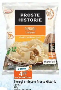 E.Leclerc Pierogi z mięsem Iglotex Proste Historie oferta