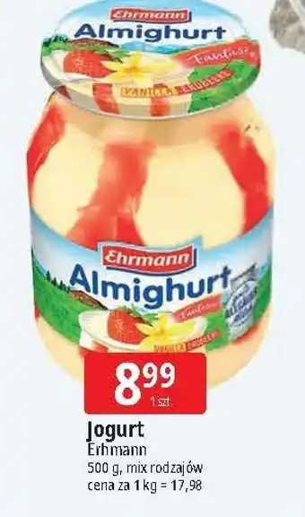 Jogurt wanilia + truskawka Ehrmann