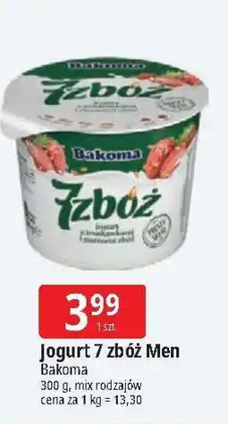 E.Leclerc Jogurt z truskawkami i ziarnami zbóż Bakoma 7 Zbóż oferta