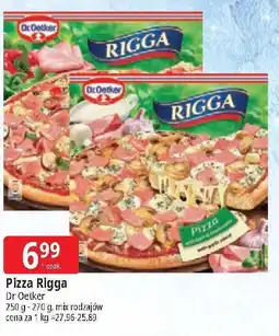 E.Leclerc Pizza z szynką i pieczarkami Dr. Oetker Rigga oferta